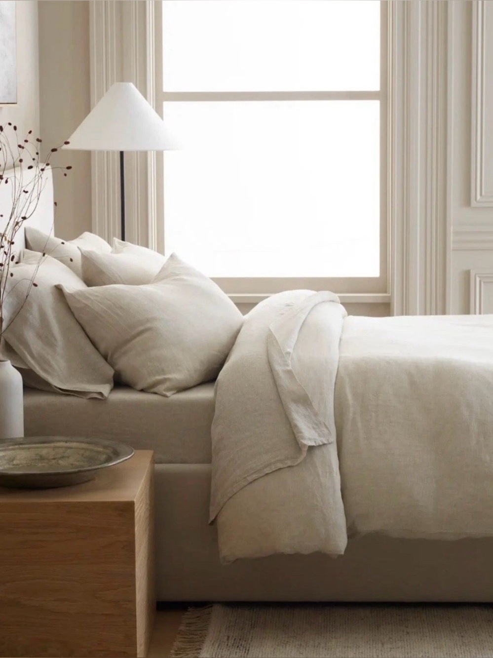 Quince European Linen Duvet Cover - King/Cali King -Natural